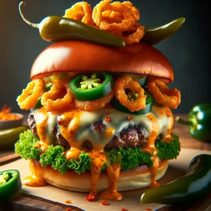 Spicy Pepper Jack Burger