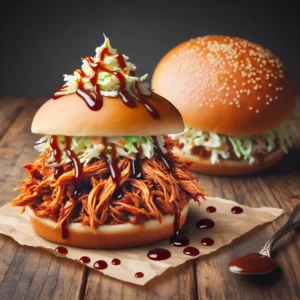 BBQ Pulled Pork Burger