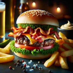 Mouthwatering Bacon Cheeseburger