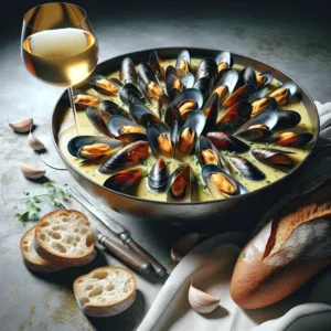 Mussels in White Wine Sauce