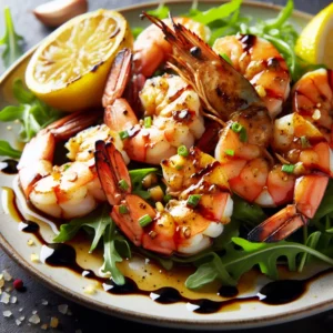 Grilled Lemon Garlic Shrimp
